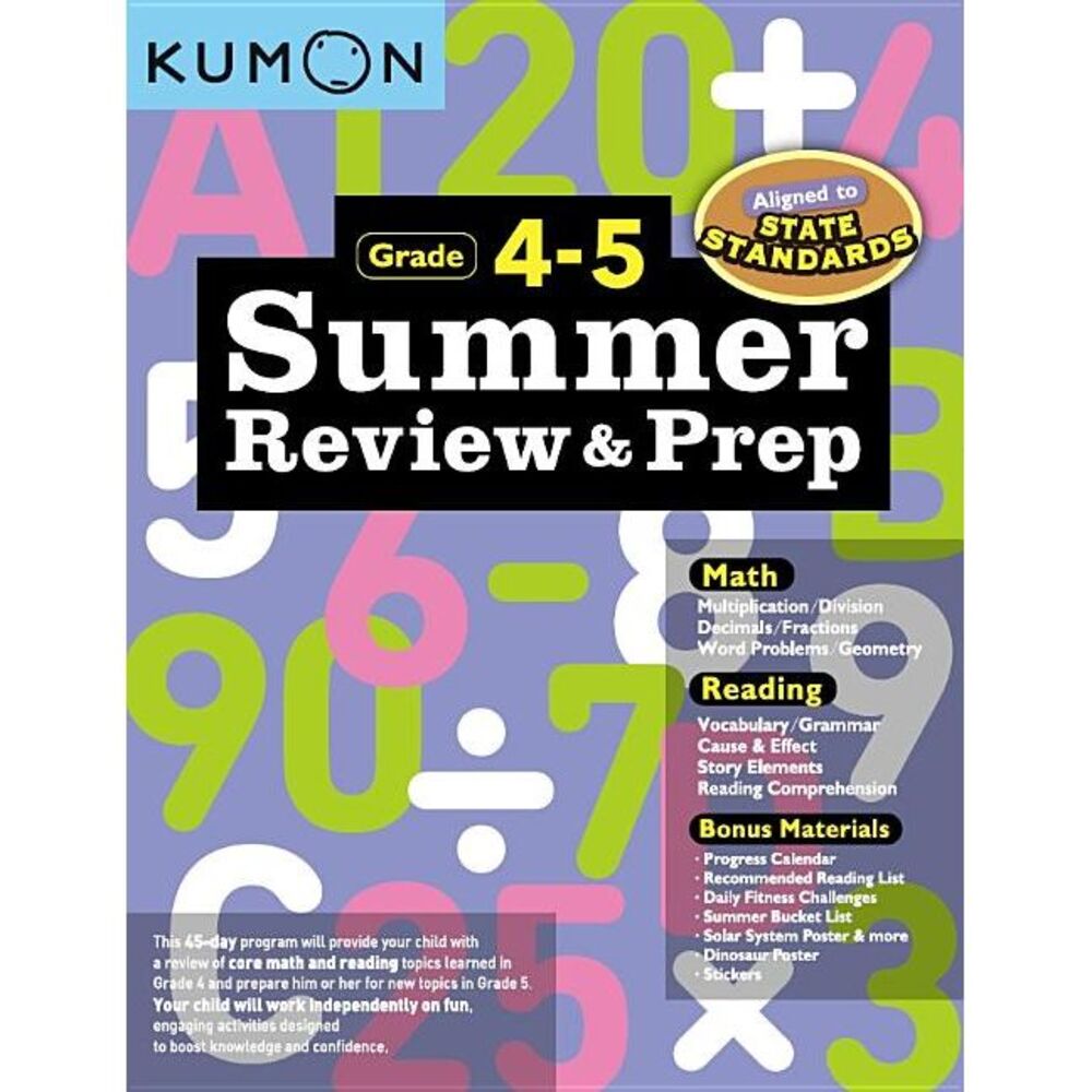 Kumon Summer Review and Prep 4-5 -- Kumon